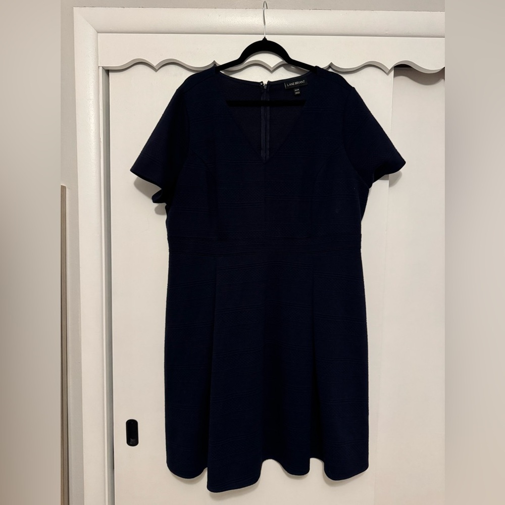 Lane Bryant Navy Midi Dress